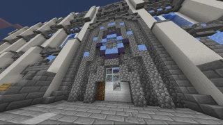 A barricaded defense wall